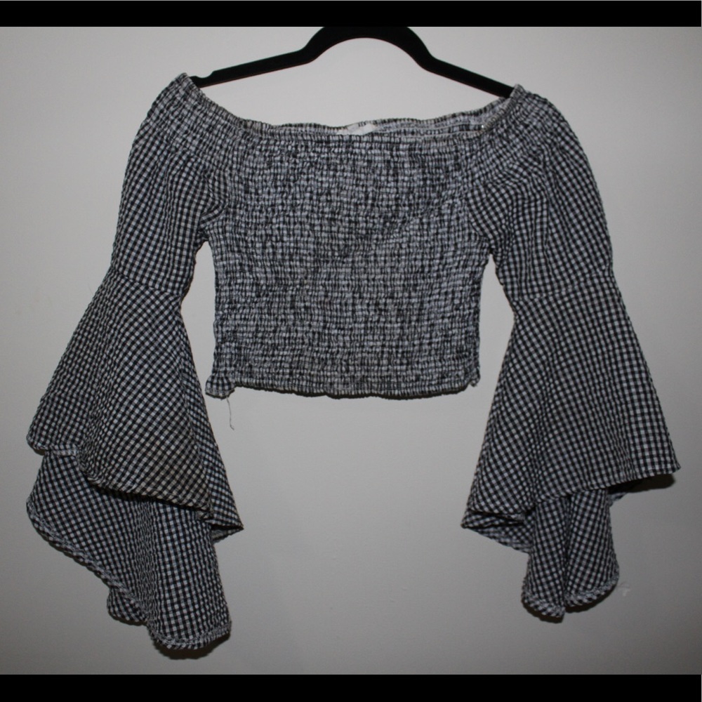 LF Gingham Crop Top